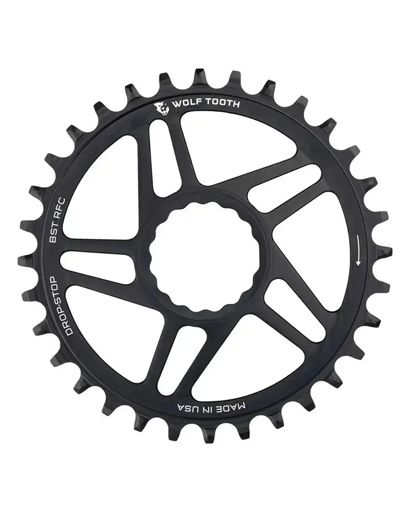Wolf Tooth Chainring Race Face Cinch Direct Mount 1X 11/12 30T, Black