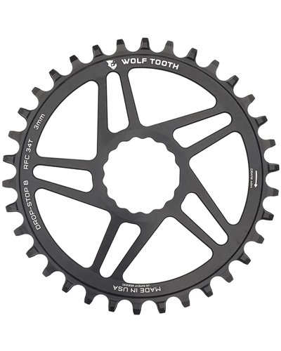 Wolf Tooth Chainring Race Face Cinch Direct Mount 1X 11/12 34T, Black