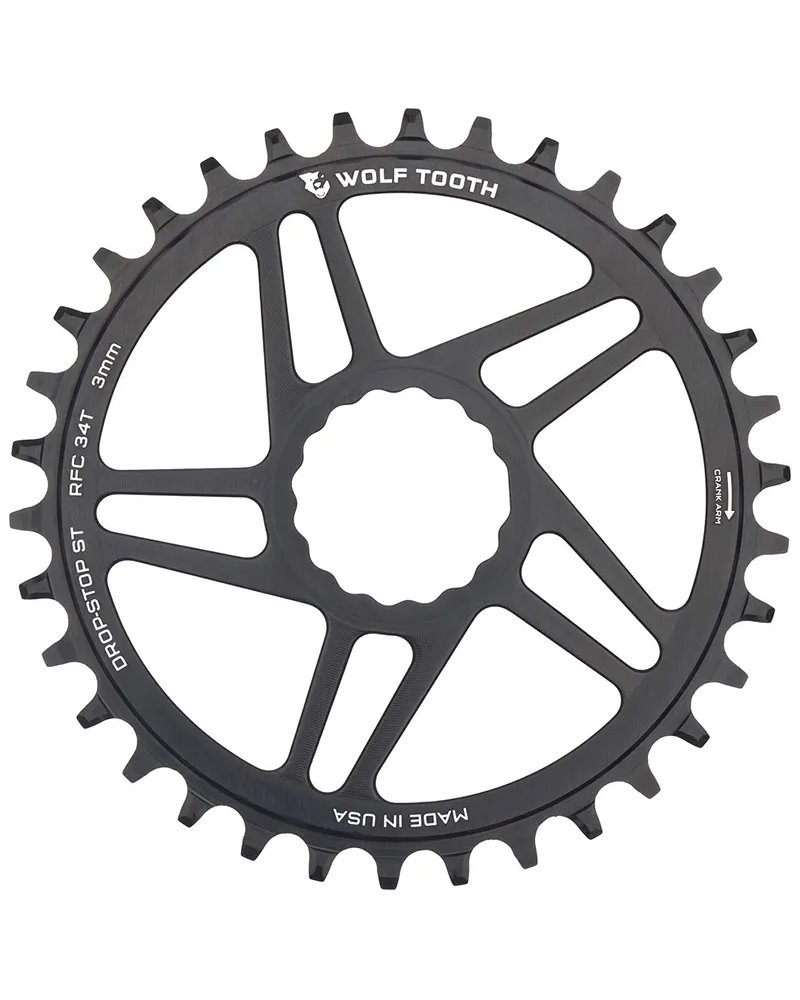 Wolf Tooth Corona Race Face Cinch Direct Mount 1X SH12 34D, Nero