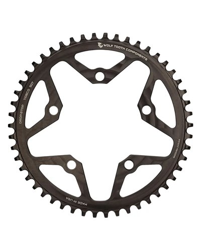 Wolf Tooth Corona Sram BCD 110 5 Fori 1X 12 50D, Nero