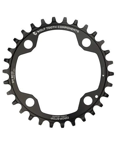 Wolf Tooth Chainring Sram BCD 94mm 4-holes 1X 11/12 32T, Black