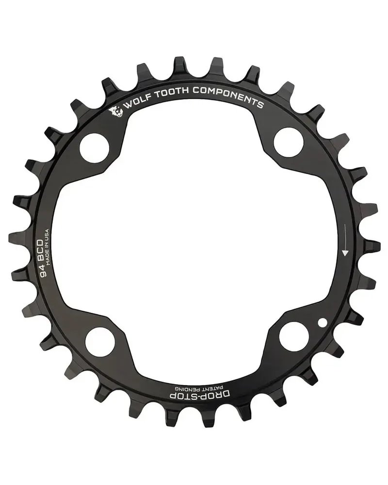Wolf Tooth Corona Sram BCD 94mm 4 Fori 1X 11/12 32D, Nero