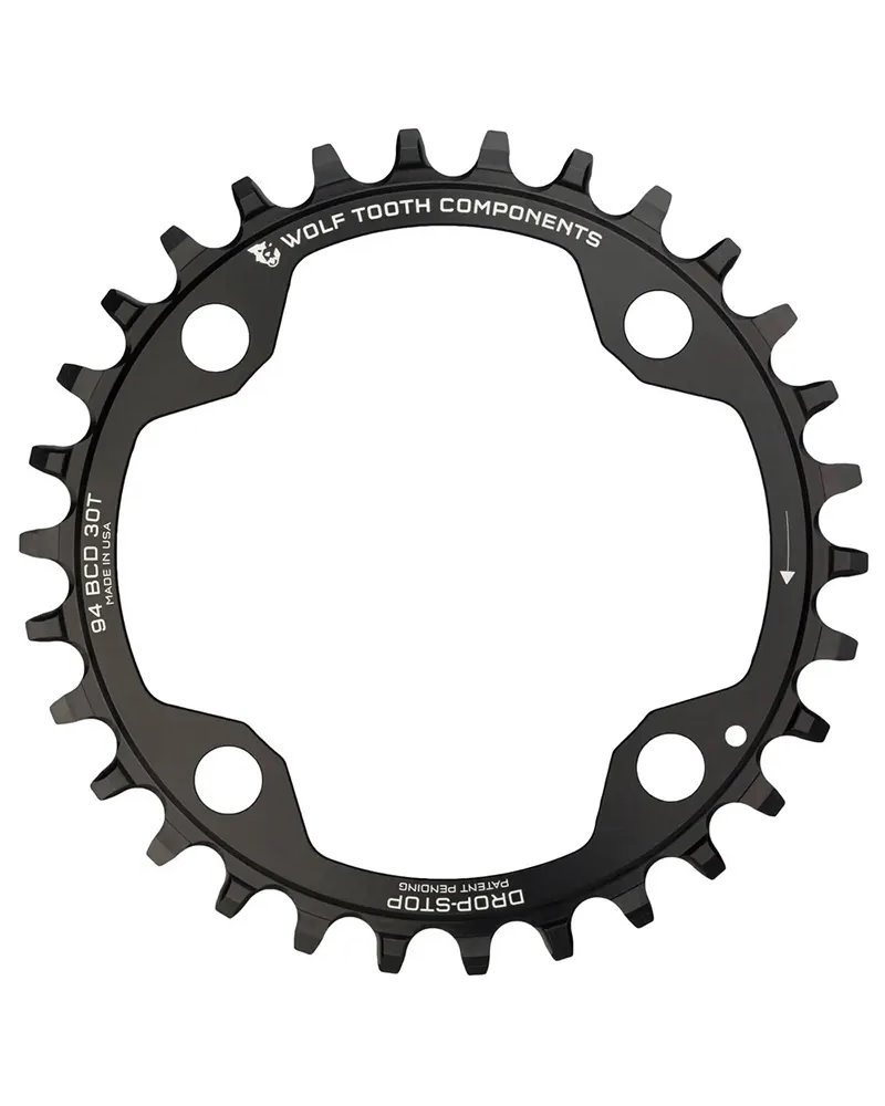 Wolf Tooth Corona Sram BCD 94mm 4 Fori 1X 11/12 34D, Nero