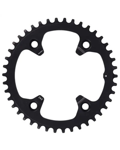 Campagnolo Chainring Ekar BCD 123mm Asymmetric 4-bolts 1X13S 38T, Black