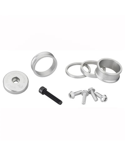 Wolf Tooth Spacers and Bolts Kit Anodized Aluminium, Silver