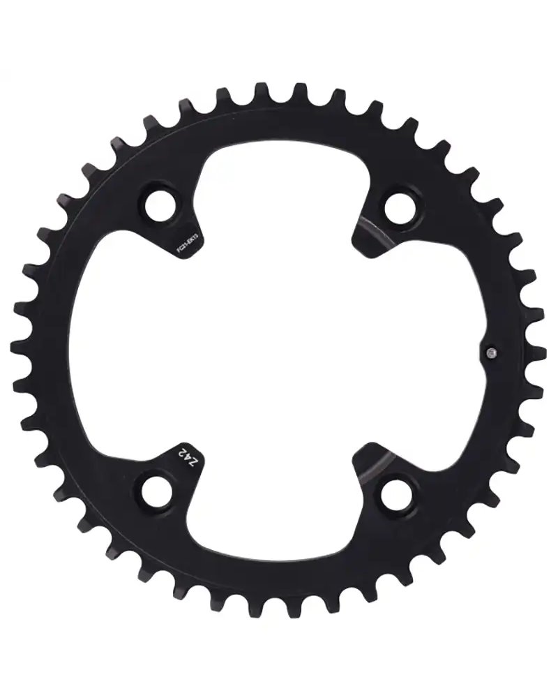 Campagnolo Chainring Ekar BCD 123mm Asymmetric 4-bolts 1X13S 40T, Black