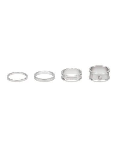 Wolf Tooth Kit Headset Spacer 1 1/8 - 3-5-10-15mm, Silver