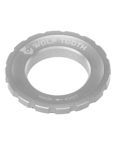 Wolf Tooth Lockring Chiusura Disco Center Lock - Ghiera Esterna, Argento