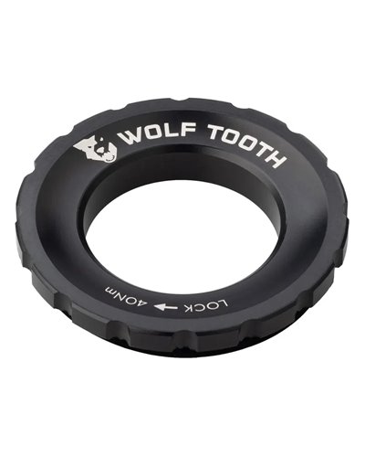 Wolf Tooth Lockring Chiusura Disco Center Lock - Ghiera Esterna, Nero