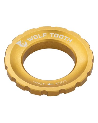 Wolf Tooth Lockring Chiusura Disco Center Lock - Ghiera Esterna, Oro