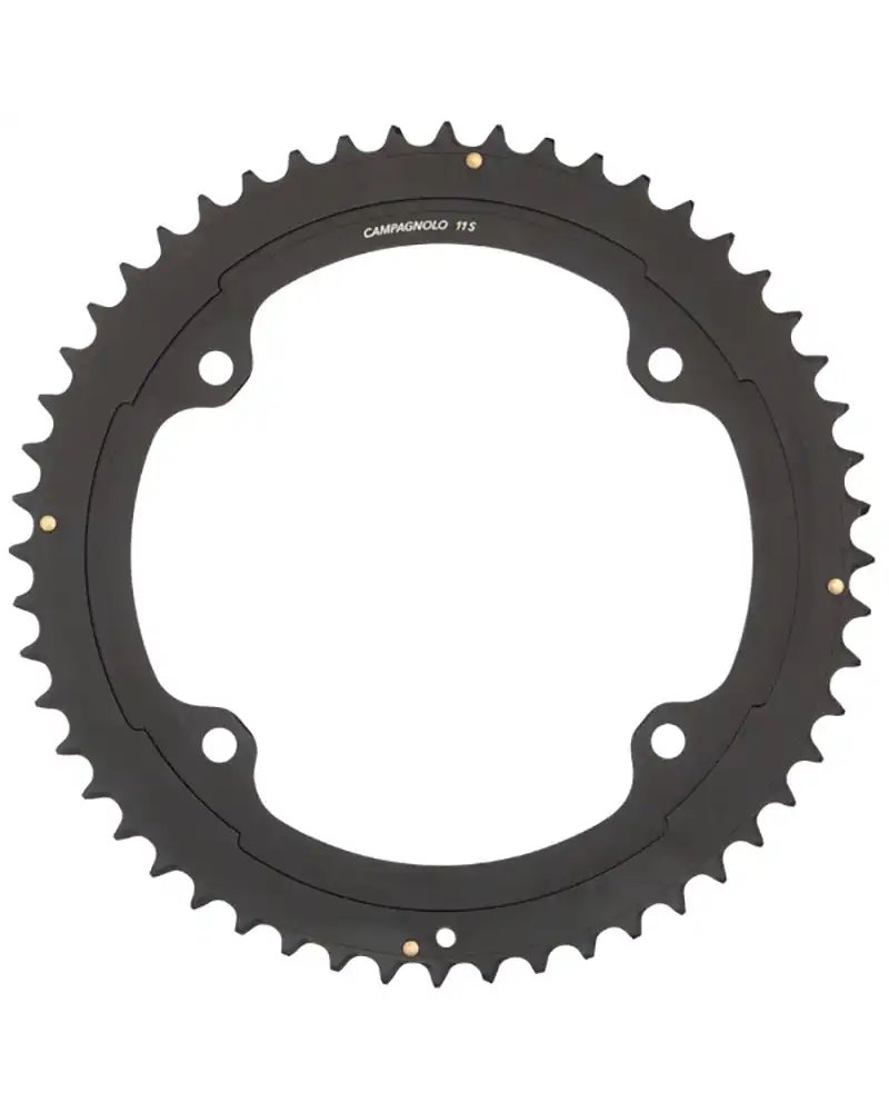 Campagnolo Corona Potenza BCD 145mm Asimmetrico 4-fori 2X11V 50D, Nero