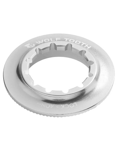Wolf Tooth Lockring Chiusura Disco Center Lock - Ghiera Interna, Argento