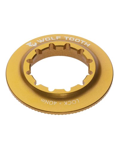 Wolf Tooth Lockring Chiusura Disco Center Lock - Ghiera Interna, Oro