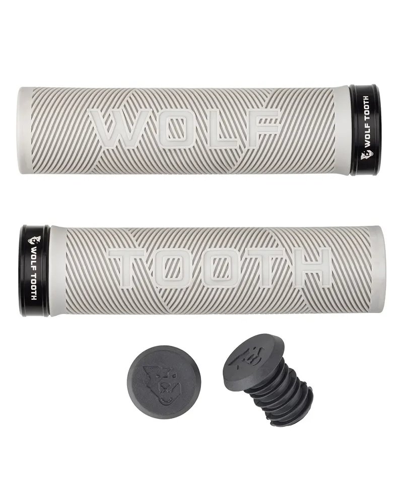 Wolf Tooth Grips Echo Lock-On, Grey/Black