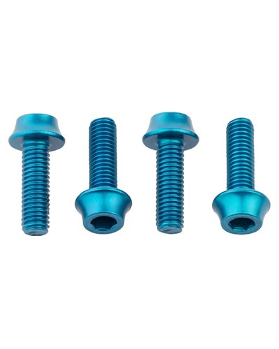 Wolf Tooth Water Bottle Cage Bolts, Teal (4 pcs)