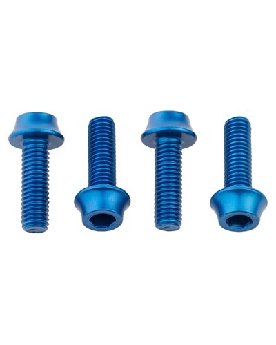 Wolf Tooth Water Bottle Cage Bolts, Blue (4 pcs)