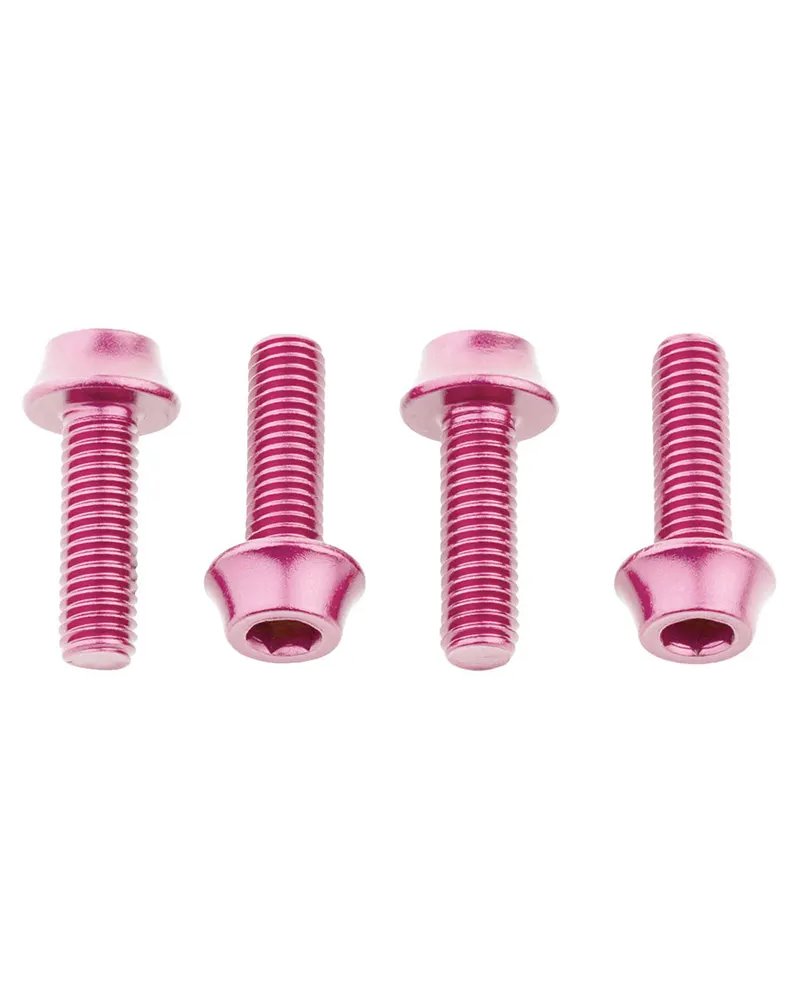 Wolf Tooth Set Viti Portaborraccia, Rosa (4 pz)