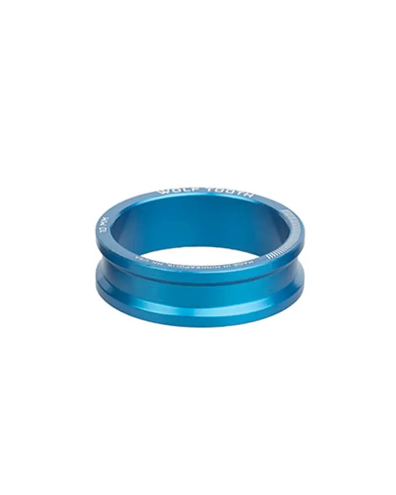 Wolf Tooth Headset Spacer 1 1/8 - 10mm, Blue