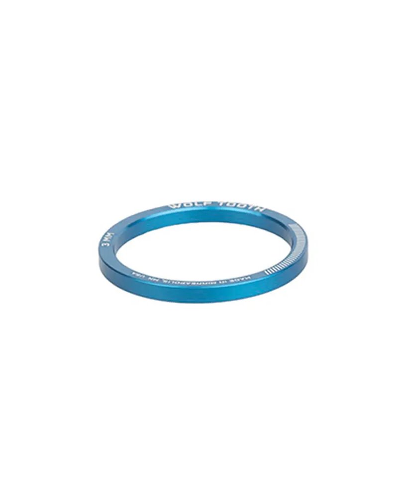 Wolf Tooth Headset Spacer 1 1/8 - 3mm, Blue