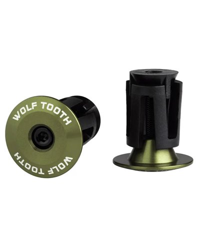 Wolf Tooth Expander Bar End Plugs Pair, Olive