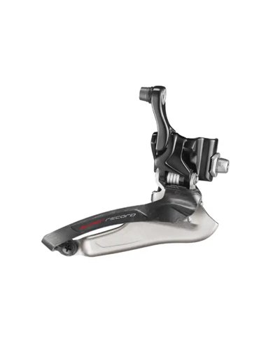 Campagnolo Deragliatore Super Record Meccanico 2X12V a Saldare, Nero