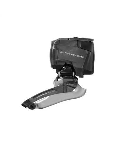 Campagnolo Front Derailleur Super Record Wireless 2X12S Braze-On, Black (Battery not Included)