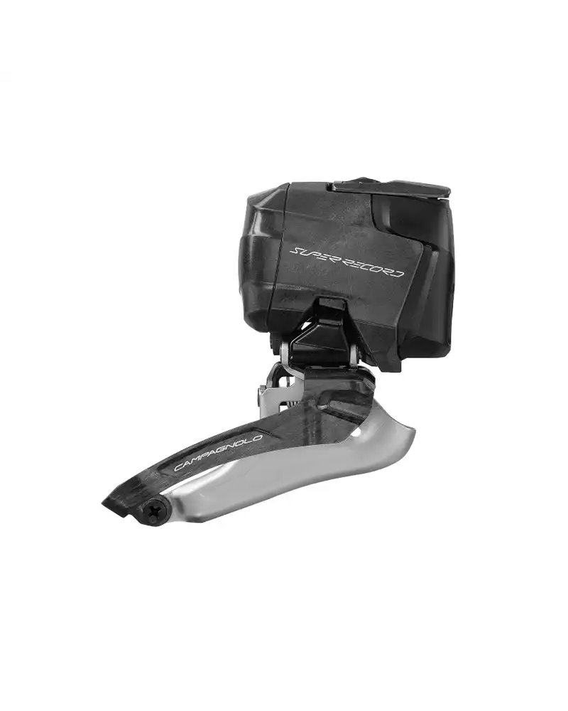 Campagnolo Front Derailleur Super Record Wireless 2X12S Braze-On, Black (Battery not Included)