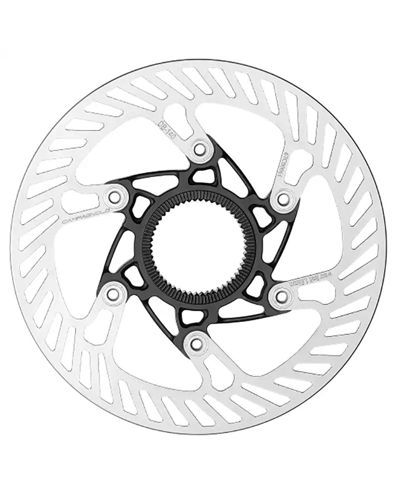 Campagnolo Disco Center Lock 03 Super Record/Record AFS 140mm, Nero/Argento