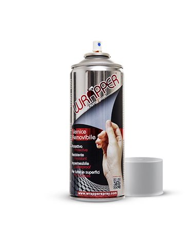 Wrapperspray Removable Spray Paint Silver 400 ml