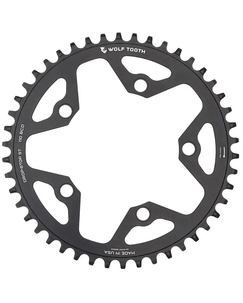Wolf Tooth Corona BCD 110mm 5 Fori 1X SH12 48D, Nero