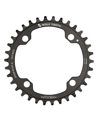 Wolf Tooth Corona e-Bike BCD 104 4 Fori 1X 11-12 38D, Nero
