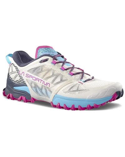 La Sportiva Bushido III  Women's Trail Running Shoes, Chalk/Night Sky