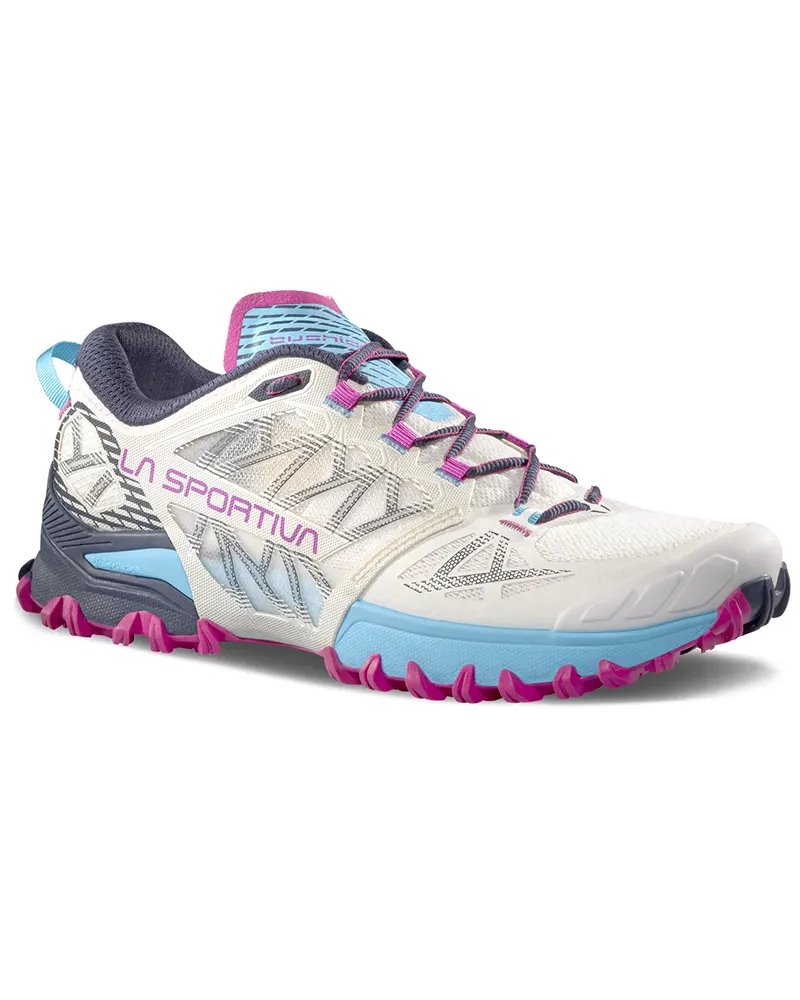 La Sportiva Bushido III  Women's Trail Running Shoes, Chalk/Night Sky