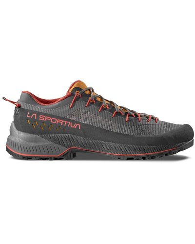 La Sportiva TX4 Evo ST Men's Approach Shoes, Carbon/Mountain Red