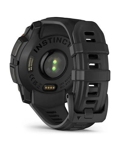 Garmin Instinct 3 Solar Cassa 45mm Orologio GPS Smartwatch HR Integrato, Nero