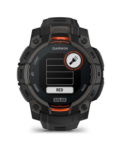 Garmin Instinct 3 Solar Case 45mm Wrist-Based HR GPS Smartwatch, Black