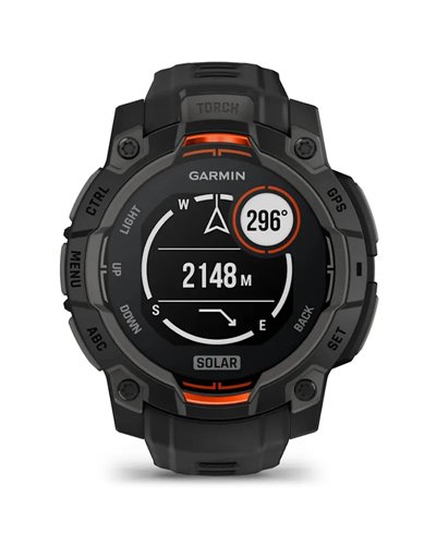 Garmin Instinct 3 Solar Case 45mm Wrist-Based HR GPS Smartwatch, Black