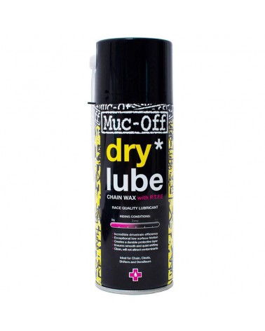 Muc-Off Dry Lube PTFE Lubrificante Spray Catena per Tutte le Condizioni 400ml