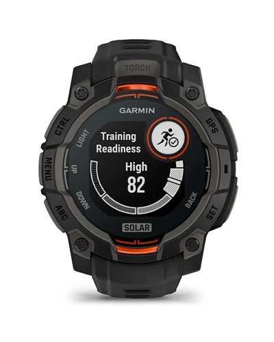 Garmin Instinct 3 Solar Cassa 45mm Orologio GPS Smartwatch HR Integrato, Nero