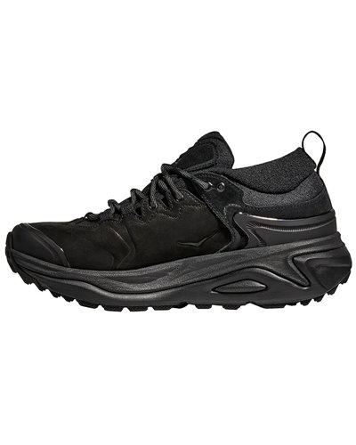 Hoka One One Kaha 3 Low GTX Gore-Tex Scarpe Hiking Uomo, Black/Black (Nabuk)