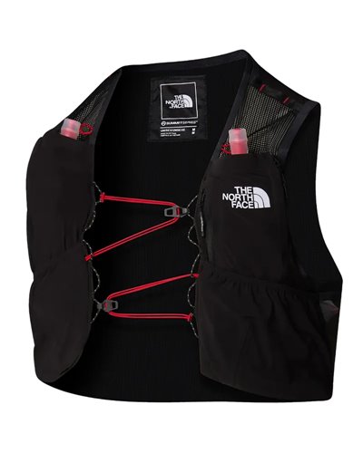 The North Face Summit Run 10 Hydration Running Vest, TNF Black/Asphalt Grey (2 500 ml Soft Flask Included)