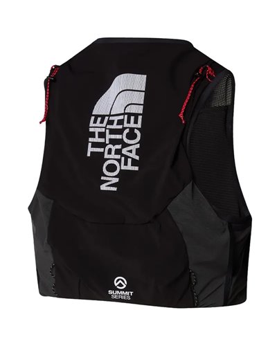 The North Face Summit Run 10 Hydration Running Vest, TNF Black/Asphalt Grey (2 500 ml Soft Flask Included)
