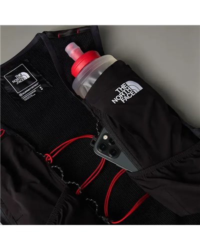 The North Face Summit Run 10 Hydration Running Vest, TNF Black/Asphalt Grey (2 500 ml Soft Flask Included)