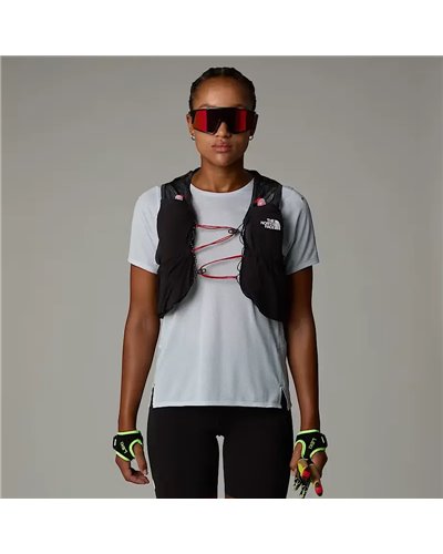 The North Face Summit Run 10 Gilet Idrico Running, TNF Black/Asphalt Grey (2 Soft Flask da 500 ml Incluse)