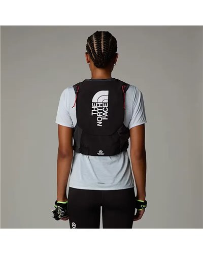 The North Face Summit Run 10 Hydration Running Vest, TNF Black/Asphalt Grey (2 500 ml Soft Flask Included)