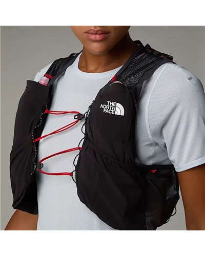 The North Face Summit Run 10 Hydration Running Vest, TNF Black/Asphalt Grey (2 500 ml Soft Flask Included)