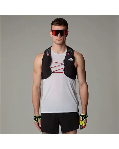 The North Face Summit Run 10 Gilet Idrico Running, TNF Black/Asphalt Grey (2 Soft Flask da 500 ml Incluse)