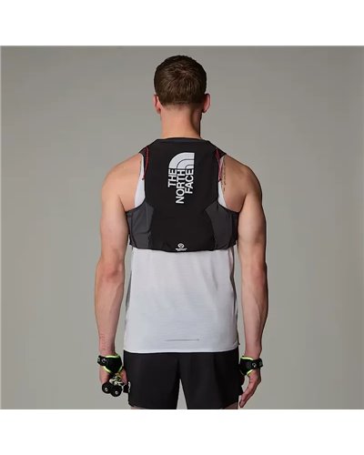 The North Face Summit Run 10 Gilet Idrico Running, TNF Black/Asphalt Grey (2 Soft Flask da 500 ml Incluse)
