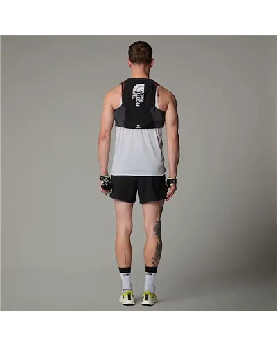 The North Face Summit Run 10 Hydration Running Vest, TNF Black/Asphalt Grey (2 500 ml Soft Flask Included)