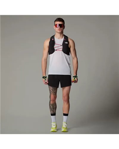 The North Face Summit Run 10 Hydration Running Vest, TNF Black/Asphalt Grey (2 500 ml Soft Flask Included)